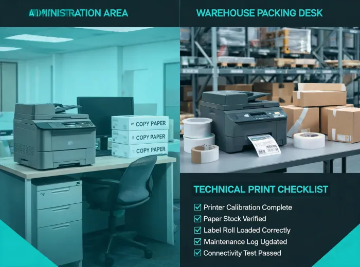 Office printer applications across departments